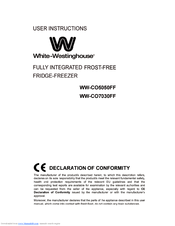 White-Westinghouse WW-CO7030FF User Manual
