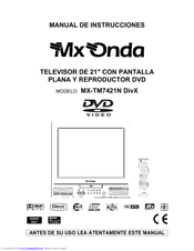 Mx Onda MX-TM7421N DivX Manual De Instrucciones