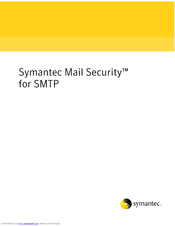 Symantec Mail Security for SMTP User Manual