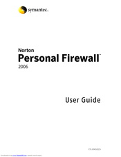 Symantec Norton Antispam  Personal Firewall  and Systemwork - Norton Antispam User Manual