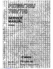 Canon PC770 Service Manual