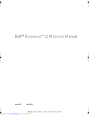 Dell Dimension 2010 Service Manual
