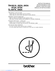 Brother TN-875A Instruction Manual