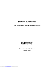 HP VISUALIZE J6700 Service Handbook