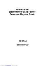 HP NetServer 6000r Upgrade Manual