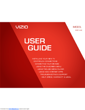 Vizio E401i-A2 User Manual