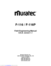 Muratec F-116P Field Engineering Manual