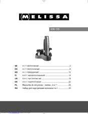 Melissa 638-135 Instructions Manual