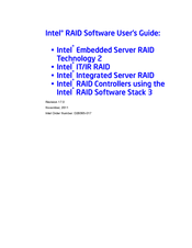 Intel AFCSASRISER User Manual