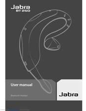 Jabra BT250 - Headset - Over-the-ear User Manual