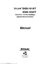 D-Link DGS-1024T - Switch User Manual
