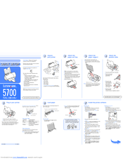 Lexmark 5700 - Color Jetprinter Quick Setup