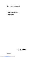 Canon LBP-3200 Service Manual