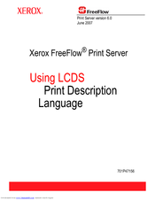 Xerox DocuPrint 180 Software Manual