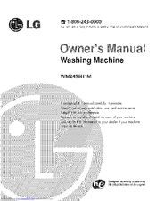LG WM2497HWM Owner's Manual