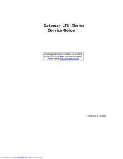 Acer Gateway LT3101g Service Manual