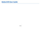 Nokia N78 - Smartphone 70 MB User Manual