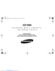 Samsung SCHR900 Manual Del Usuario