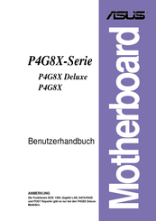 Asus P4G8X Deluxe Benutzerhandbuch