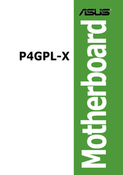 Asus P4GPL-X Troubleshooting Manual