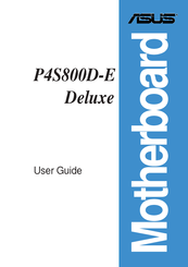Asus P4S800D-E Deluxe User Manual