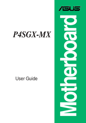 Asus P4SGX-MX User Manual