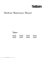 Lenovo ThinkCentre A55 Hardware Maintenance Manual