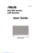 Asus ML229H Series User Manual