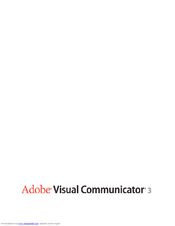 Adobe 38040165 - Visual Communicator - PC User Manual