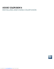 Adobe 38043740 - ColdFusion Standard - Mac User Manual