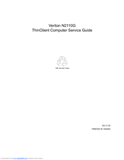 Acer Veriton N2110G Service Manual