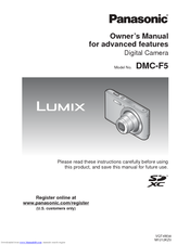 Panasonic DMC-F5K Owner's Manual