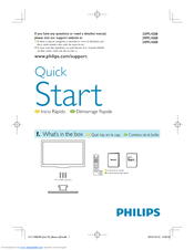 Philips 24PFL4508/F8 Quick Start Manual