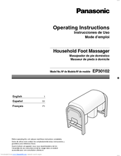 Panasonic EP30102 Operating Instructions Manual