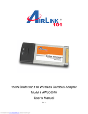 Airlink101 AWLC6070 User Manual