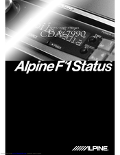 Alpine CDA-7990 Owner's Manual