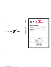 Zenith ZHD-311 Service Manual