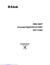 D-Link DGS-1024T - Switch User Manual