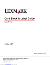 Lexmark 22L0176 770dn Manual