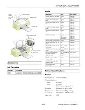 Epson Stylus COLOR 480/480SX - Stylus Color 480SX Ink Jet Printer Installation & Operation Manual