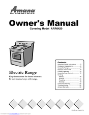 Amana ARR6420 Owner's Manual
