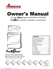 Amana THE BIG OVEN ACF4215A Owner's Manual