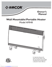 Amcor AMH8 Owner's Owner's Manual