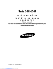 Samsung SGH-d347 Series Manual Del Usuario