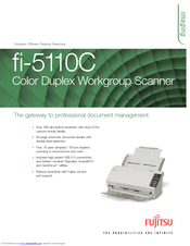 Fujitsu 5110C - fi - Document Scanner Datasheet
