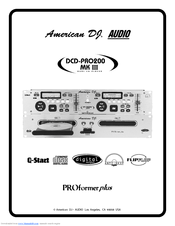 American DJ Audio DCD-PRO200 MK III User Instructions