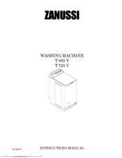Zanussi T 733 V Instruction Manual