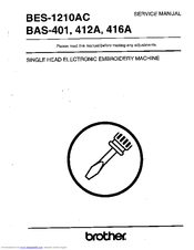 Brother BAS-412A Service Manual
