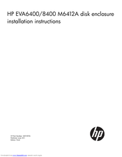 HP M6412A Installation Instructions Manual