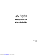 American Megatrends Megaplex II 4U Guide Manual